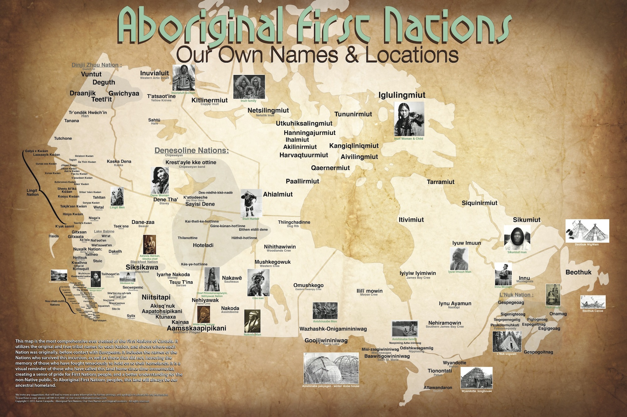 First Nations Tribes Canada Map