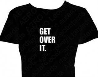 Proposed Get Over It shirt in black