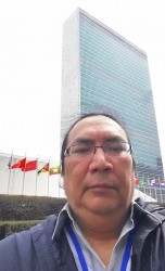 Steve Cowley at the United Nations in New York City. (Photo: submitted)