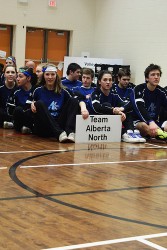 The team from the hosting province Alberta North placed second with 145 medals a