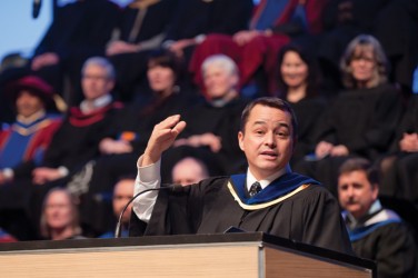 Shawn Atleo at BCIT convocation ceremony
