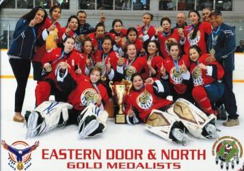 Girls gold medalists Eastern Door and the North