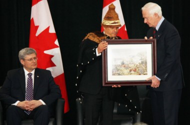 PM Stephen Harper, Chief Shawn Atleo, GG David Johnston