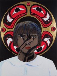 Portrait of a Residential School Girl by Lawrence Paul