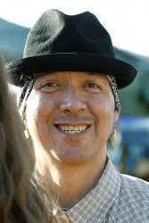Kim McLain at Saddle Lake Powwow in 2010