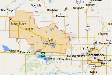 County of Lac Ste Anne and Alexis FN threatened by wildfire