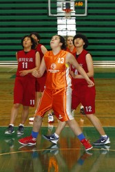 Gabby Jubinville waits for a rebound