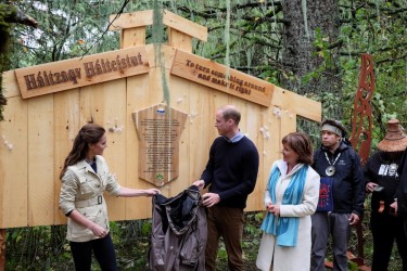 Duke and Duchess of Cambridge visited B.C.’s central coast during their recent C