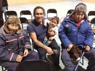 Issaluk is a well-known Inuit actor and traditional games athlete
