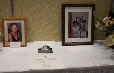 Memorial set up at Spirit of our Sisters