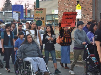 Vigils for missing and murdered Aboriginal women across the country, including o