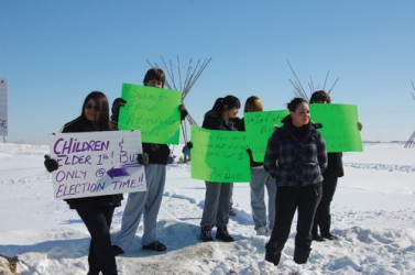 Enoch education protest at River Cree Resort