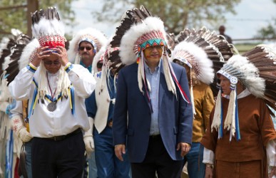 Stephen Harper named honorary Chief Speaker