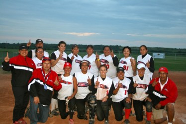 The Red Nation Jets from Alexis, Alberta took first place in the women’s divisio