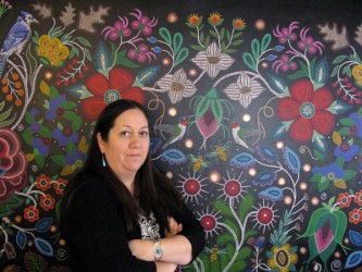 Artist Christi Belcourt, coordinator of Walking With Our Sisters
