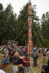 Legacy Pole raised