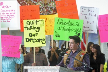 Federation of Saskatchewan Indian Nations Chief Guy Lonechild