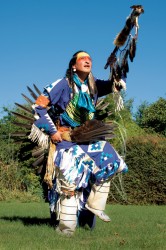 Camille Pablo Russell works traditional healing Photo: Jannie Nikola