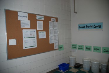The recycling centre is catching on with students at the Prince Albert campus.
