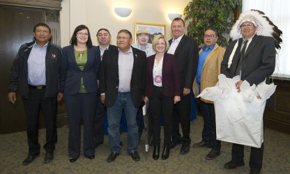 Premier Rachel Notley met recently with Treaty 7 Chiefs