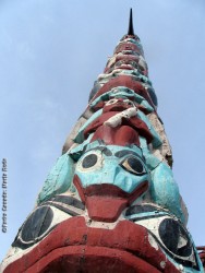 Jasper's 140 -year-old raven totem will make it's way home to Haida Gwaii this s