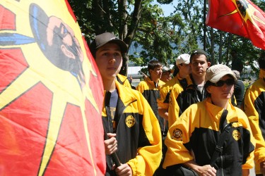 Eastern Door NAIG team opening ceremonies Cowichan 2008