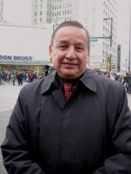 Bottom right: Grand Chief Stewart Phillip, president of the Union of BC Indian C