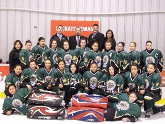 Team Saskatchewan, female division 