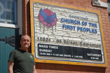 Rev. Jim Holland of the Sacred Heart Church