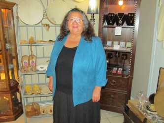 Yvonne Jobin of Moonstone Creation Native Gallery and Gift Shop