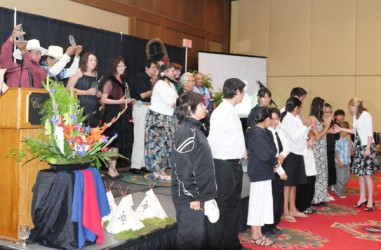 A sold out crowd gathered to congratulate the 15 recipients of the 2010 Turtle A
