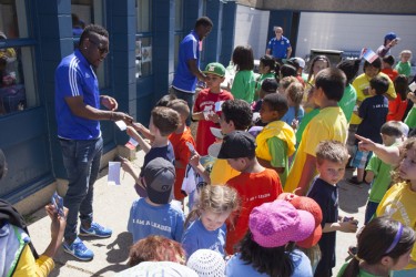 Official Sport-in-a-Box launch at Thorncliffe Elementary  