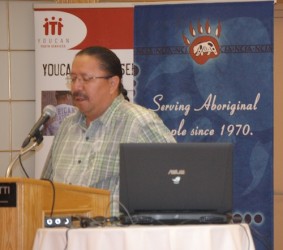 Alexander First Nation Elder Andy Auigbelle 